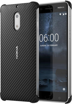 Nokia Carbon Fibre Design CC-802 (Nokia 6) schwarz