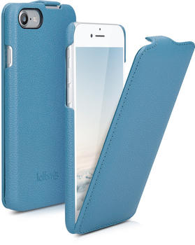 kalibri Flip-Hülle Ultra Slim Tasche für Apple iPhone 7 / 8 - Leder Schutzhülle Case in Blau