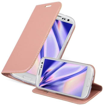 Cadorabo Hülle für Samsung Galaxy S3 MINI in CLASSY ROSÉ GOLD