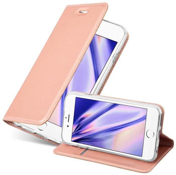 Cadorabo Hülle für Apple iPhone 6 PLUS / iPhone 6S PLUS in CLASSY ROSÉ GOLD