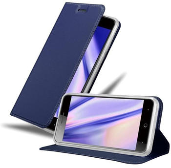 Cadorabo Hülle für ZTE Blade A612 in CLASSY DUNKEL BLAU