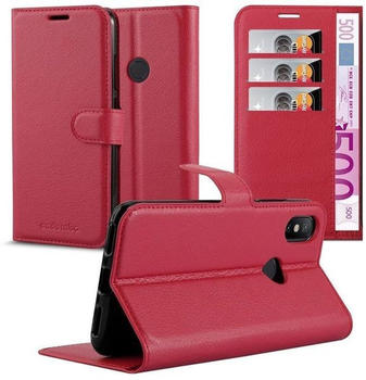 Cadorabo Flip Case für Xiaomi Mi A2 / 6X in KARMIN ROT