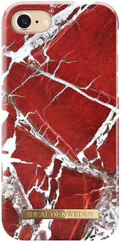 iDeal of Sweden Fashion Case (iPhone 6/6s/7/8) Scarlet Red Marble