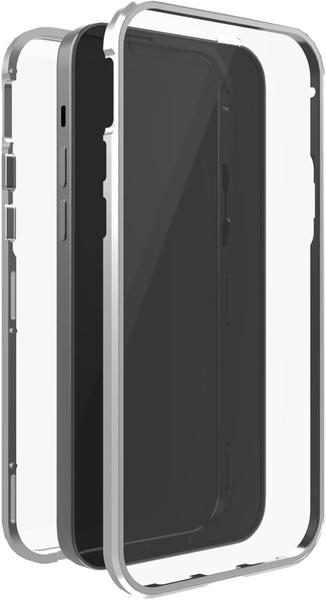 Black Rock 360° Glass Handyhülle Apple iPhone 12/12 Pro Silber