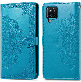 iMoshion Mandala Booktype-Hülle für das Samsung Galaxy A12 - Türkis Blau