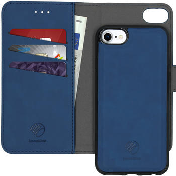 iMoshion Entfernbare 2-1 Luxus Booktype Hülle Dunkelblau für das iPhone 8 / 7 / 6(s) Blau