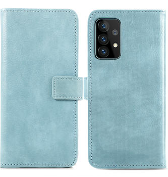 iMoshion Luxuriöse Buchtyp-Hülle für das Samsung Galaxy A52 - Hellblau Blau