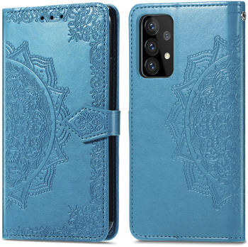 iMoshion Mandala Booktype-Hülle für das Samsung Galaxy A52 - Türkis Blau
