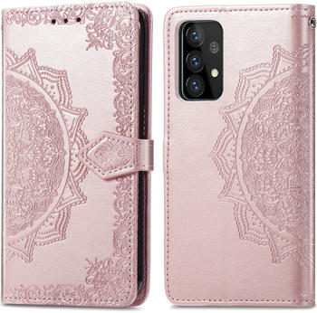 iMoshion Mandala Booktype-Hülle für das Samsung Galaxy A52 - Roségold Roségold