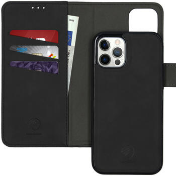 iMoshion Entfernbare 2-1 Luxus Booktype Hülle Schwarz für das iPhone 12 (Pro) Schwarz