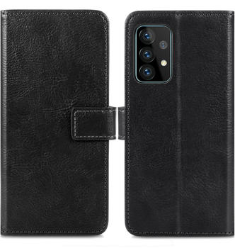 iMoshion Luxuriöse Buchtyp-Hülle für das Samsung Galaxy A52 - Schwarz Schwarz