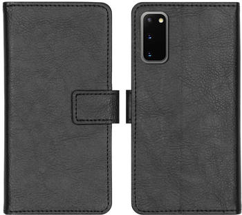 iMoshion Luxuriöse Buchtyp-Hülle Schwarz für das Samsung Galaxy S20 Schwarz