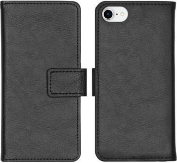 iMoshion Luxus Booktype Hülle Schwarz für das iPhone SE (2020) / 8 / 7 / 6(s) Schwarz