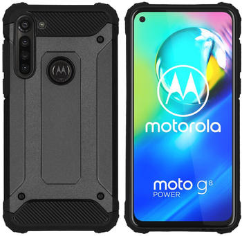 iMoshion Rugged Xtreme Case Schwarz für das Motorola Moto G8 Power Schwarz