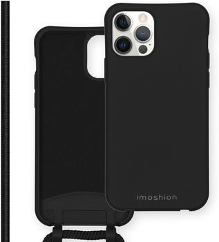 iMoshion Color Backcover mit abtrennbarem Band für das iPhone 12 (Pro) - Schwarz Schwarz