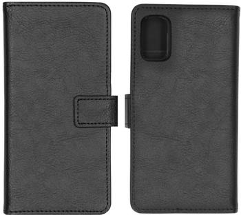 iMoshion Luxuriöse Buchtyp-Hülle Schwarz für Samsung Galaxy A41 Schwarz