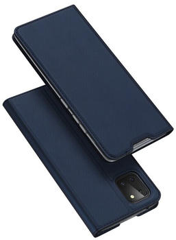 COFI1453 Buch Tasche für SAMSUNG GALAXY A42 5G Handy Hülle Etui Brieftasche Schutzhülle mit Standfunktion, Kartenfach Blau