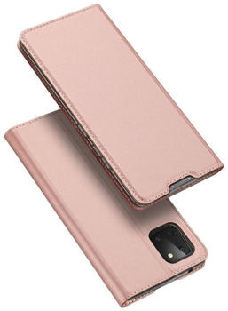 COFI1453 Buch Tasche für SAMSUNG GALAXY M31S (M317F) Handy Hülle Etui Brieftasche Schutzhülle mit Standfunktion, Kartenfach Rose