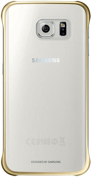 Samsung Clear Cover gold (Galaxy S6 Edge)