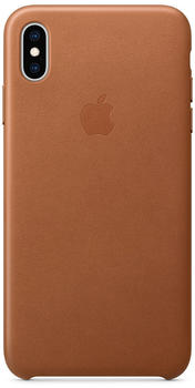 Apple Leder Case (iPhone Xs Max) Sattelbraun