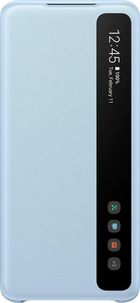 Samsung Clear View Cover (Galaxy S20) blau
