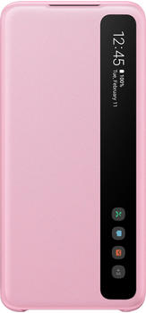Samsung Clear View Cover (Galaxy S20) pink
