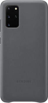 Samsung Leder Backcover (Galaxy S20 Plus) grau
