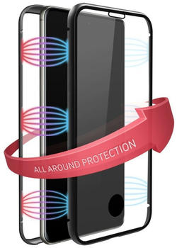 Black Rock Mobile Black Rock 360° Glass Galaxy Case ( Samsung S10 Lite) Transparent/Black