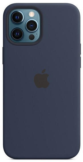 Apple Leder Case mit MagSafe (iPhone 12 Pro Max) Baltischblau