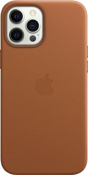Apple Leder Case mit MagSafe (iPhone 12 Pro Max) Sattelbraun