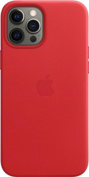 Apple Leder Case mit MagSafe (iPhone 12 Pro Max) RED