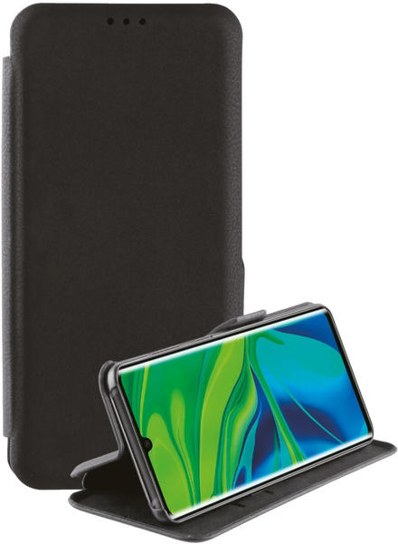 Vivanco 61710 Casual Wallet Bookcover Xiaomi Mi Note 10 Kunstleder Schwarz