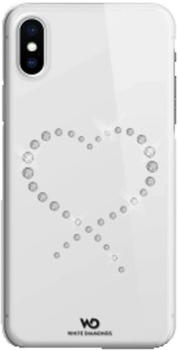 White Diamonds Eternity Backcover Apple iPhone XS Crystal