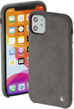 Hama Finest Touch Backcover Apple iPhone 11 Textilbezug Anthrazit