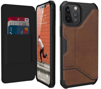 Urban Armor Gear Metropolis Case (iPhone 12 Pro Max) LTHR ARMR Brown