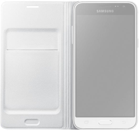 Samsung Flip Wallet (Galaxy J1 2016) weiß