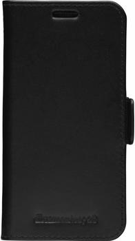 19twenty8 Copenhagen Slim, Echtleder-Schutzhülle für iPhone 12 mini, schw.