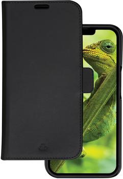 19twenty8 Lynge, Leder-Schutzhülle für iPhone 12 mini, schwarz