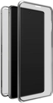 Black Rock 360° Glass Handyhülle für Samsung Galaxy A52 Silber