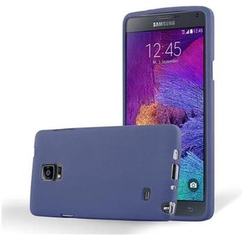 Cadorabo Hülle für Samsung Galaxy NOTE 4 in FROST DUNKEL BLAU