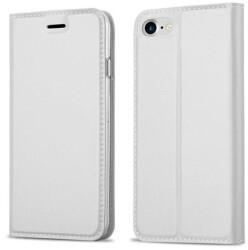 Cadorabo Hülle für Apple iPhone 8 / iPhone 7 / iPhone 7S in CLASSY SILBER