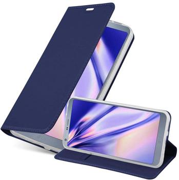 Cadorabo Hülle für LG G6 in CLASSY DUNKEL BLAU