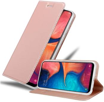 Cadorabo Hülle für Samsung Galaxy A20e in CLASSY ROSÉ GOLD