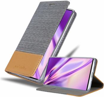 Cadorabo Hülle für Samsung Galaxy NOTE 10 in HELL GRAU BRAUN