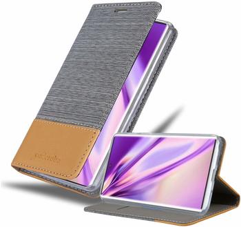 Cadorabo Hülle für Samsung Galaxy Note 10 Plus in HELL GRAU BRAUN