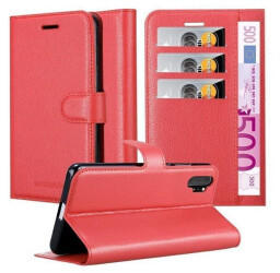 Cadorabo Hülle für Samsung Galaxy NOTE 10 PLUS in KARMIN ROT