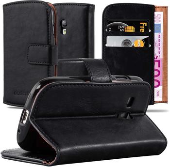 Cadorabo Hülle für Samsung Galaxy S3 MINI in GRAPHIT SCHWARZ
