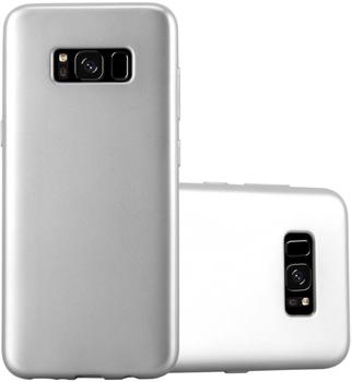 Cadorabo Hülle für Samsung Galaxy S8 in METALLIC SILBER