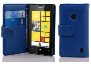 Cadorabo Hülle für Nokia Lumia 520 in KÖNIGS BLAU - Handyhülle aus  strukturiertem Kunstleder mit Standfunktion und Kartenfach Test ❤️  Testbericht.de August 2021
