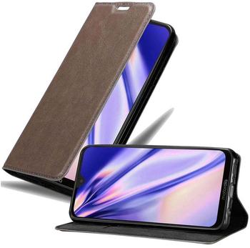 Cadorabo Hülle für Motorola MOTO G7 / G7 PLUS in KAFFEE BRAUN - Handyhülle mit Magnetverschluss, Standfunktion und Kartenfach